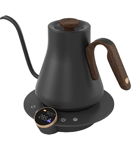 Amazon.co.jp: TIMEMORE Fish Smart Electric Kettle for Coffee, 0.6